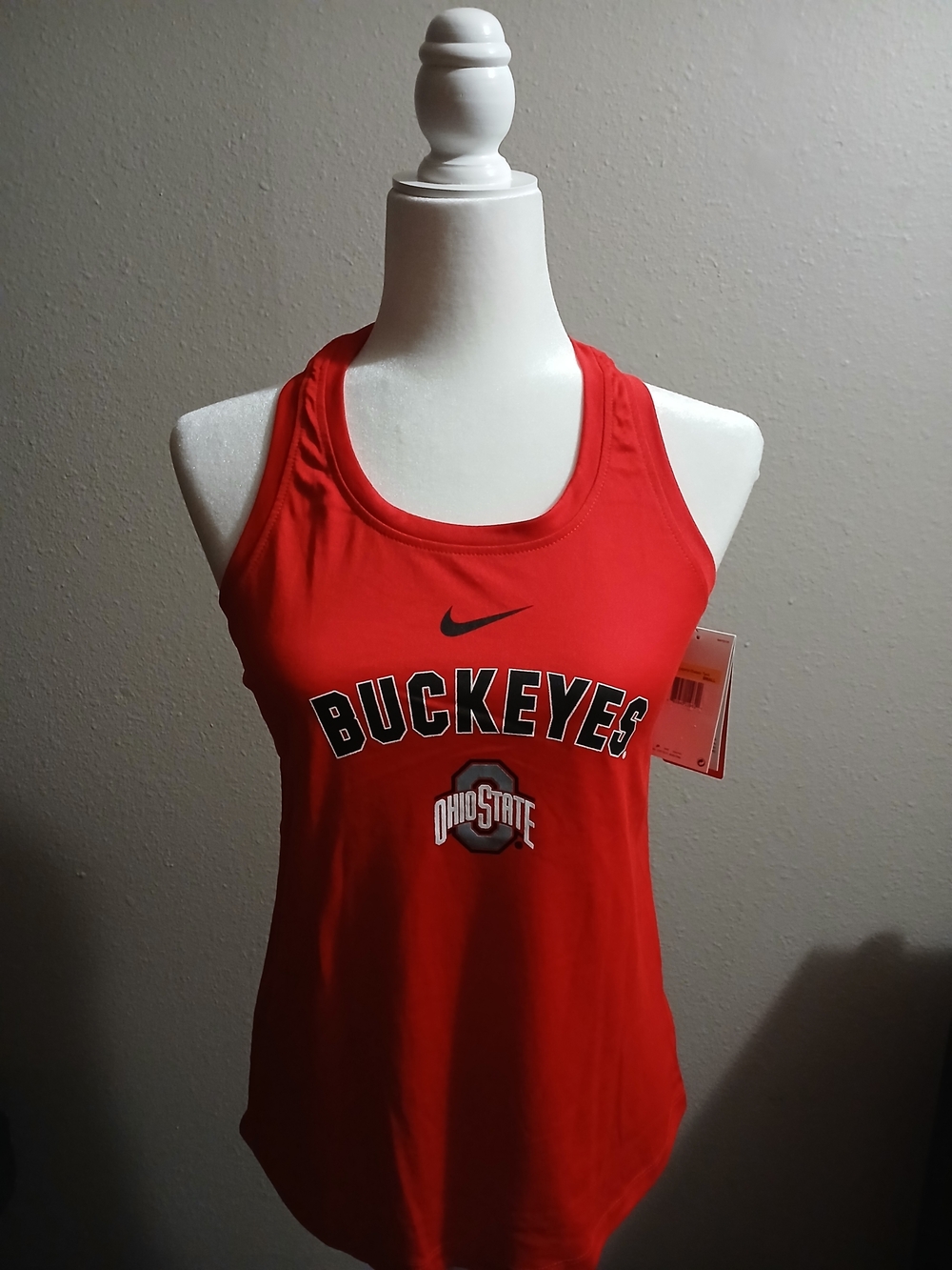 Nike Women’s Red Buckeyes Racerback Tank Top